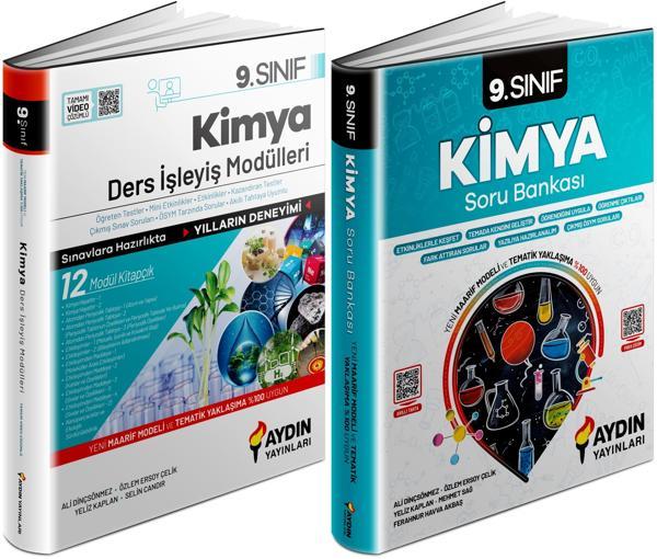 Aydın 2025 9. Sınıf Kimya Ders Anlatım Fasikülleri + Konu Özetli Soru Seti 2 Kitap - Aydın Yayınları - Image 1