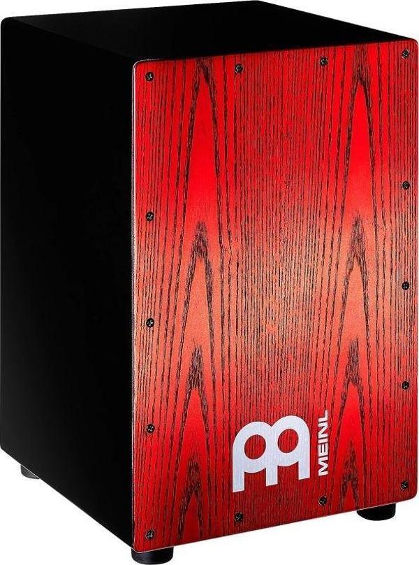 Meinl MCAJ100BK-TRF Frontplate Cajon (Tango Red Fade) - Image 1
