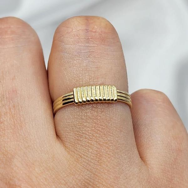 Gümüş Yüzük - Halat Sarması Eşsiz Tasarım 925 Ayar Gümüş Yüzük - Image 1