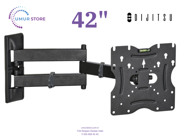 Dijitsu 42Ds9000 42 inç / 22”- 49” Lcd Led Televizyon Hareketli Duvar Askı Aparatı - Image 1