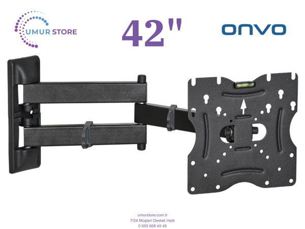 ONVO 42ov6000f 42 inç / 22”- 49” Lcd Led Televizyon Hareketli Duvar Askı Aparatı - Image 1