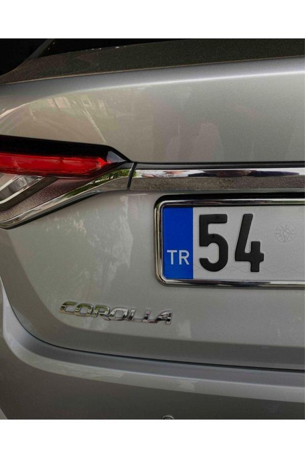 Efeaks 2 Adet Krom Plakalık Yeni Nesil Nikelajlı Plakalık - Image 1