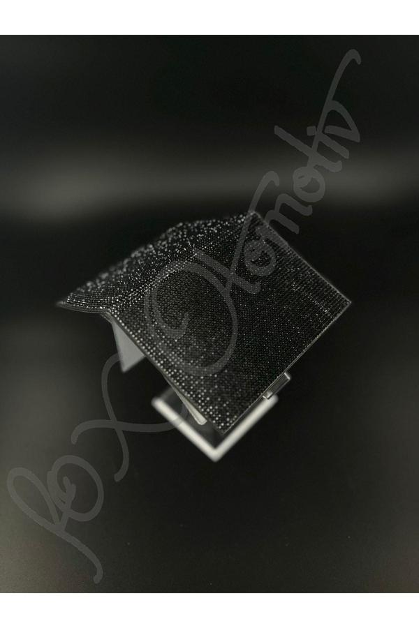 Efeaks Taşlı Siyah Ruhsat Kabı - Image 1