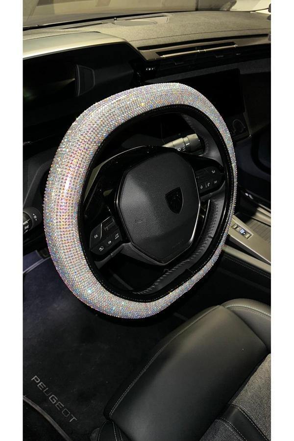 Efeaks Janjan Taşlı Direksiyon Kılıfı Peugeot Direksiyonlarına Özel Tasarım - Image 1