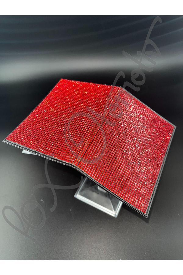 Efeaks Yılbaşına Özel Kırmızı Taşlı Ruhsat Kabı - Image 1