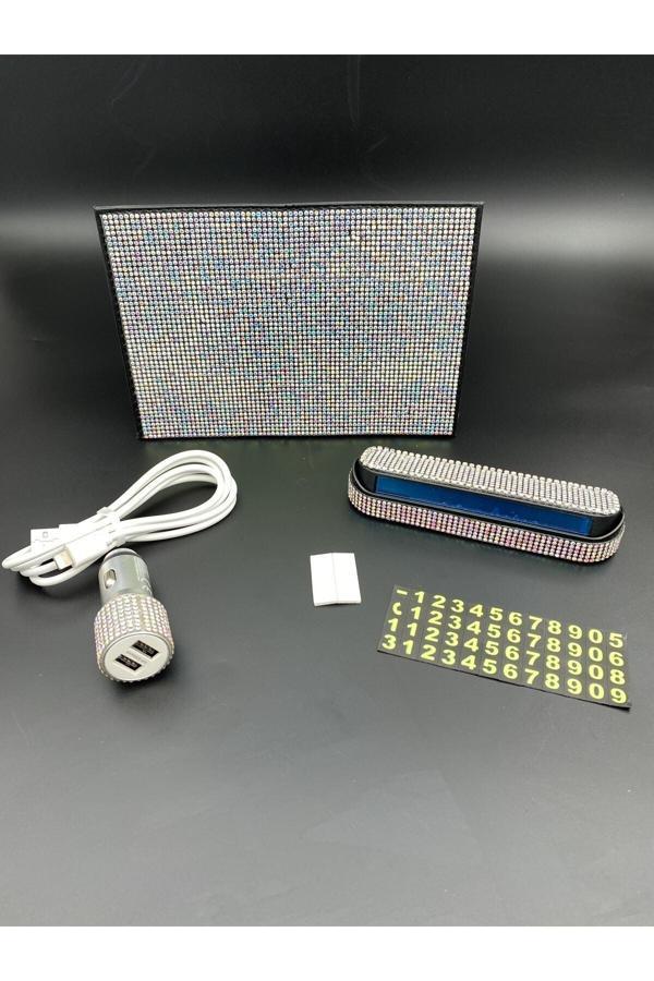 Efeaks Janjan Taşlı Ruhsat Numaratör Çakmaklık Şarj Seti - Image 1