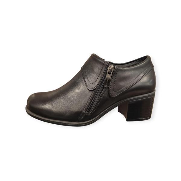 MAMMAMİA D25KA-3725 TOPUKLU KLASİK BOTİ DERİ KADIN  AYAKKABI - Image 1