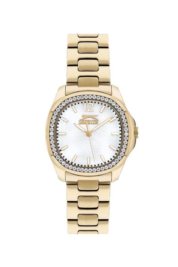 Sl.09.2238.3.06 Quartz Çelik Altın Rengi 36 Mm Kadın Kol Saati - Image 1