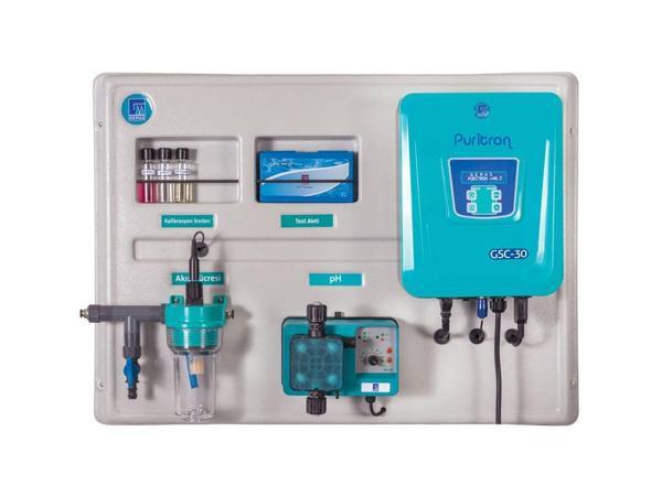 Gemaş Puritron GSC-101 Otomatik pH Kontrollü Hat Üstü Tuz & Klor Jenaratörü-ToptancıyızBiz - Image 1