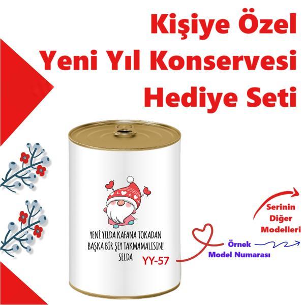 Kişiye Özel Romantik Kırmızı Sürpriz Aşk Temalı Yılbaşı Kutusu  Sevgiliye Kırmızı Yılbaşı Sürpriz Konsept Hediye Seti -  - Image 1