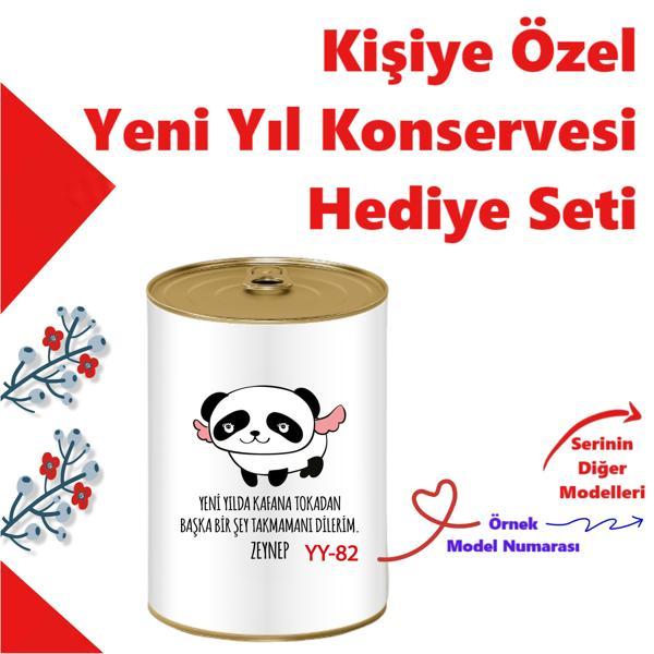 Kişiye Özel Sevimli Yılbaşı Sürpriz Hediye Kutusu  Sevgiliye, Ablaya, Kardeşe, Arkadaşa Sürpriz Konsept Hediye Seti - (1 - Image 1