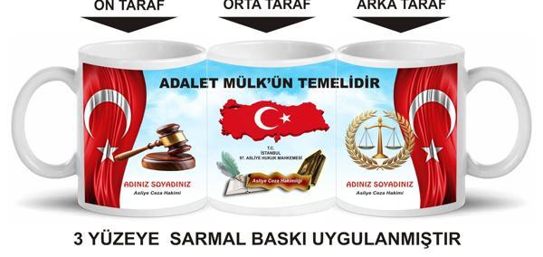 Avukat,Savcı,Hakim,Hukukçulara ve kişiye özel kupa bardak hediyelik V1 TRBK251 - Image 1