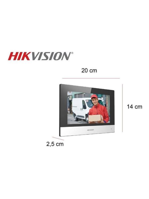HIKVISION DS-KH6320-WTE1 KH6 Serisi IP Tabanlı İç Mekan İstasyonu - Image 1