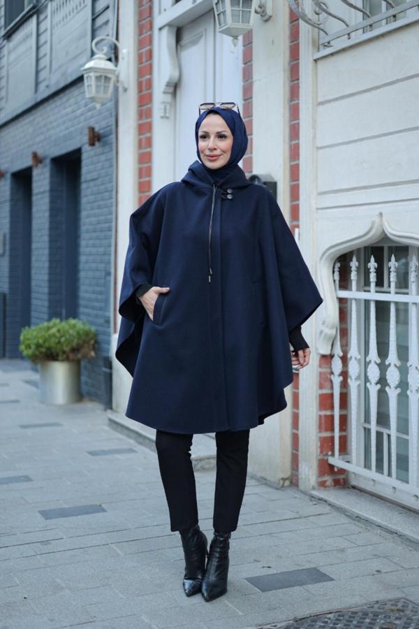 Kadeem Kaşe Kışlık Kaşe Panço - Image 1