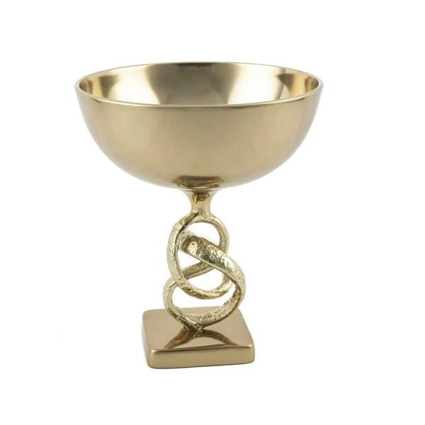 Mikasa Moor Antik Gold Ayaklı Metal Kase 25x29cm - Image 1