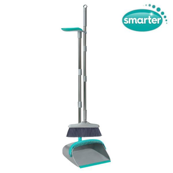 SMARTER Premium Katlanır Faraşlı Süpürge Çelik Saplı - Image 1