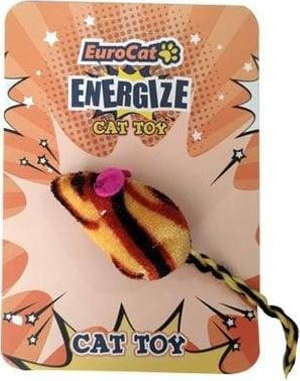 EuroCat Kedi Oyuncağı Karışık Renkli Yumuşak Fare - Image 1