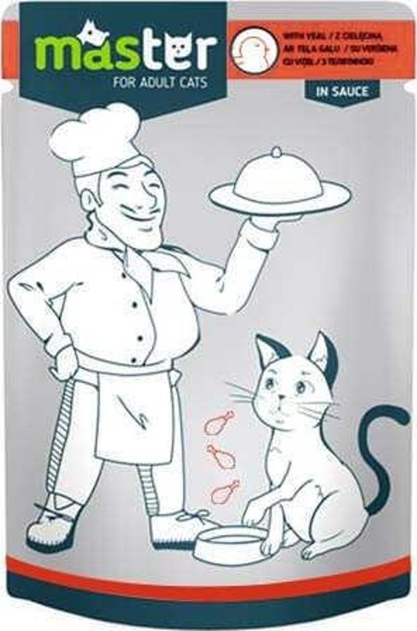 Master Kümes Hayvanlı Pouch Kedi Maması Jöle 80 Gr - Image 1