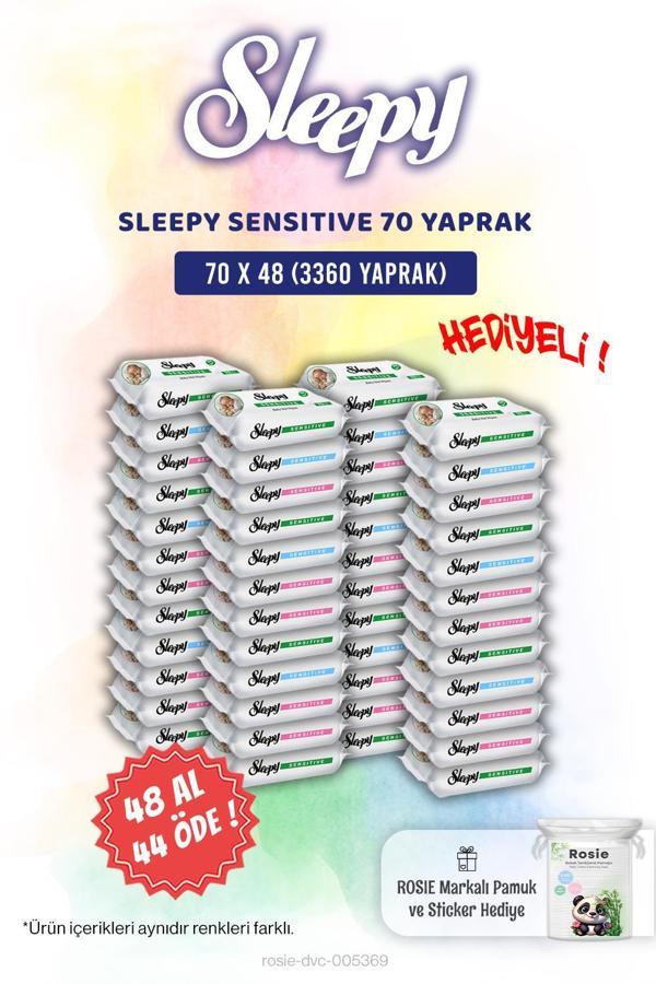 Sleepy Sensitive 70'li Bebek Havlusu 48 AL 44 ÖDE ve ROSIE - Image 1