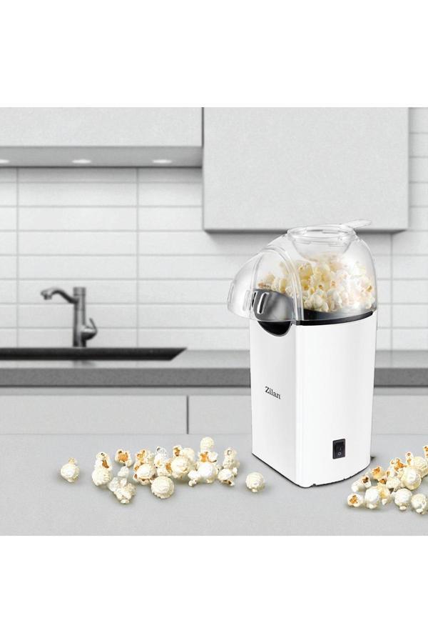 ZLN8044 Popcorn | Patlamış Mısır Makinesi | 1200W | Yağsız ve Sağlıklı Pişirme | Beyaz - Image 1
