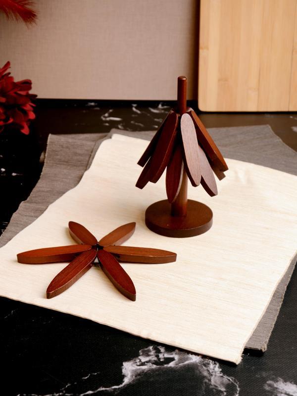 PAÇİ-BAMBU BARDAK TABAK ALTI NİHALE - Image 1