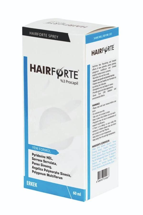HAİR FORTE SPREY ERKEK  - Image 1