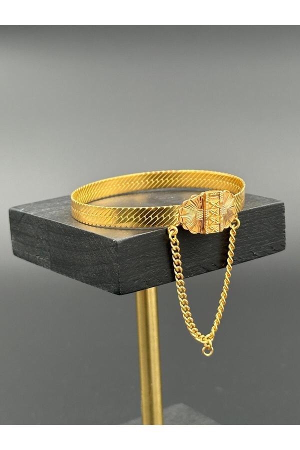 25 gr (Gram) Diyarbakır Hasırı Bilezik El işlemesi (22 Ayar Altın) - Image 1