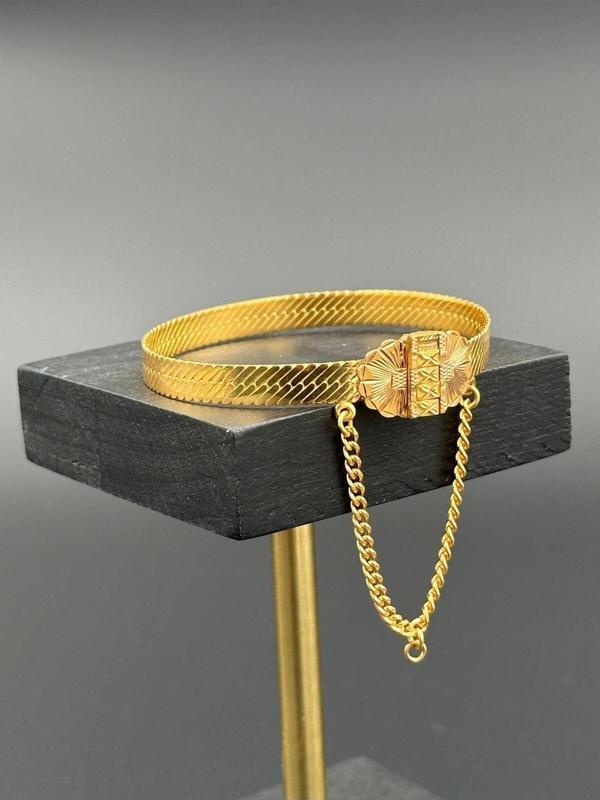 Kuyumcu Nurettin 25 gr (Gram) Diyarbakır Hasırı Bilezik El işlemesi (22 Ayar Altın)