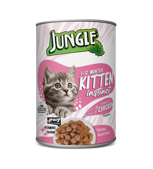 Jungle Yavru Kedi Konservesi 400 gr - Image 1