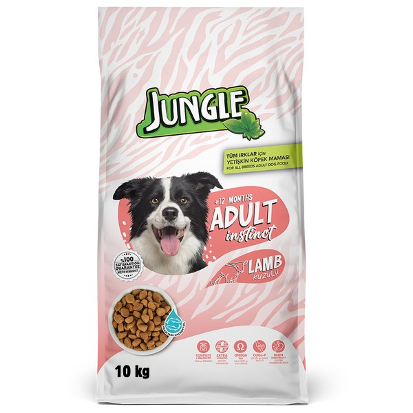 Jungle 10 kg Kuzu Etli Yetişkin Köpek Maması - Image 1