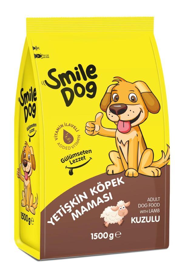 Smile Dog Yetişkin Köpek Kuzulu 1,5 kg Kuru Mama - Image 1