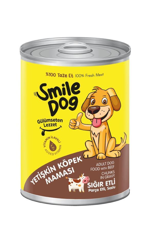 Smile Dog Konserve Yetişkin Köpek 400gr Sığır Etli Mama - Image 1