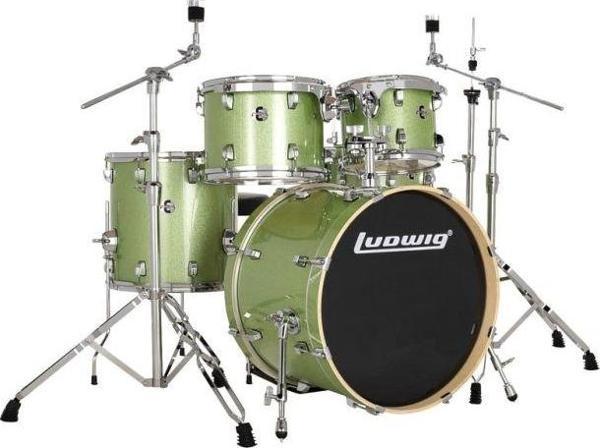 Ludwig  Element Evolution LE520018 5 PC 20\" Mint Sparkle Bateri Seti - Image 1
