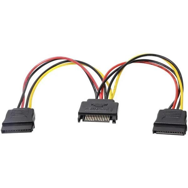 PrimeX PX-4426 Sata to Sata Çoklayıcı , Sata Pin Dişi-2 Port Sata Erkek Çoklayıcı, Sata Y Kablo Splitter Hdd Bağlantı Ka - Image 1