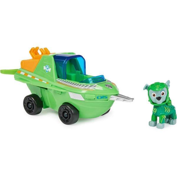 44672 SUN-SPM-FİGÜR SET PAW PATROL AQUA TEMALI ARAÇ ROCKY - Image 1
