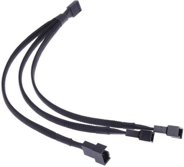 PrimeX PX-4303 4 Pin to 3x Fan Çoklayıcı Y PWM Çoklayıcı Splitter Kablosu - Image 1