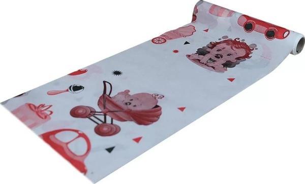 Pratikser Tek Kullanımlık Alt Değiştirme Örtüsü Baskılı - 50x65cm - Rulo - Image 1