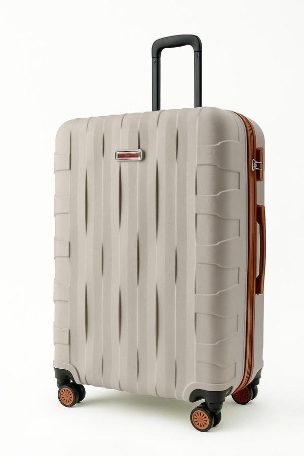 Büyük Boy Valiz 4x2 Teker Vizon-Taba 1167 - Image 1