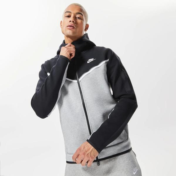 Nike Tech Fleece  ' PANDA 'Full Zip Wildrunner Erkek  Hoodie SPORTXOUTLET - Image 1