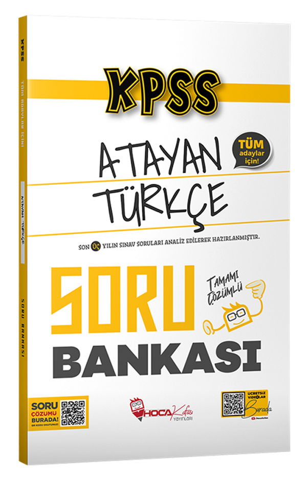 KPSS Türkçe Atayan Soru Bankası Çözümlü - Hoca Kafası Yayınları - Image 1