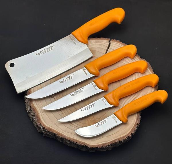 Gold Seri Kasap, Mutfak, Şef, Kurban Bıçak Seti – Gold Seri Satır No:2 - Image 1