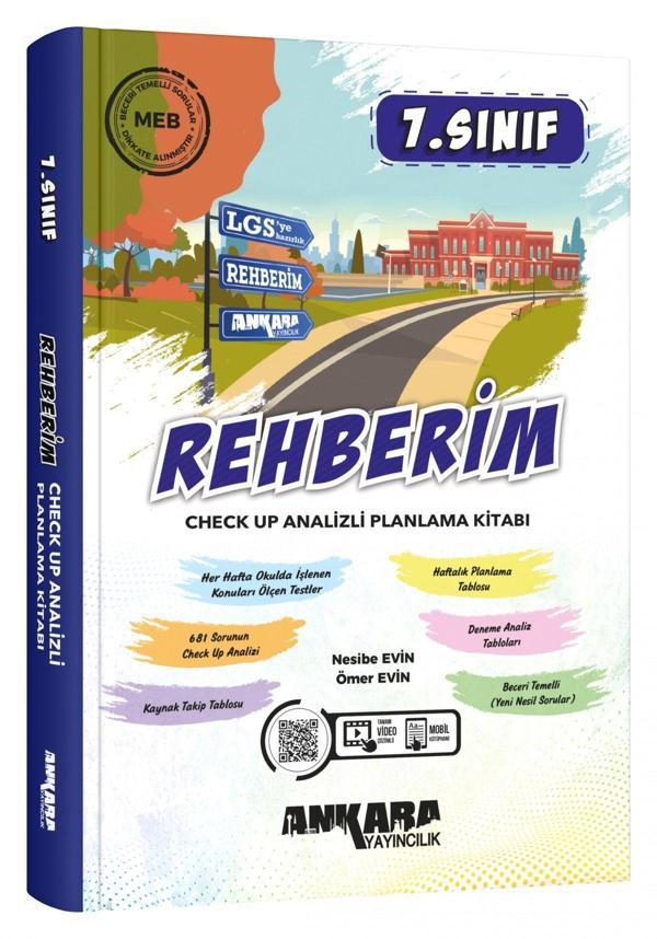 Ankara Yayıncılık 7. Sınıf Rehberim Check Up Analizli Planlama Kitabı - Ankara Yayıncılık - Image 1