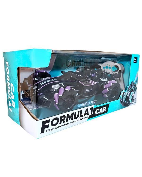 Ctoys Uzaktan Kumandalı Full Fonksiyonlu Şarjlı Formula 1 Arabası Buharlı Işıklı Mor A8863148 - Image 1