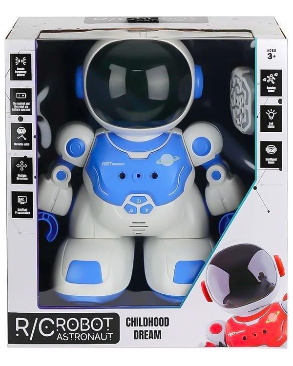 Pasifik Toys Uzaktan Kumandalı Akıllı Astronot Robot Işıklı Sesli Mavi DB05 - Image 1