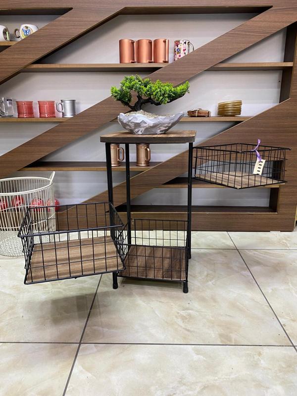 3 Katlı Ahşap Kare Sebzelik - Image 1