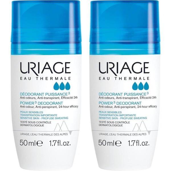 Uriage Power3 Deodorant 24h 2x 50ml - Image 1