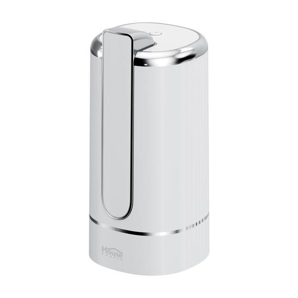 House Pratik HP82 Şarjlı Otomatik Type-C Girişli Damacana Su Pompası Beyaz - Image 1