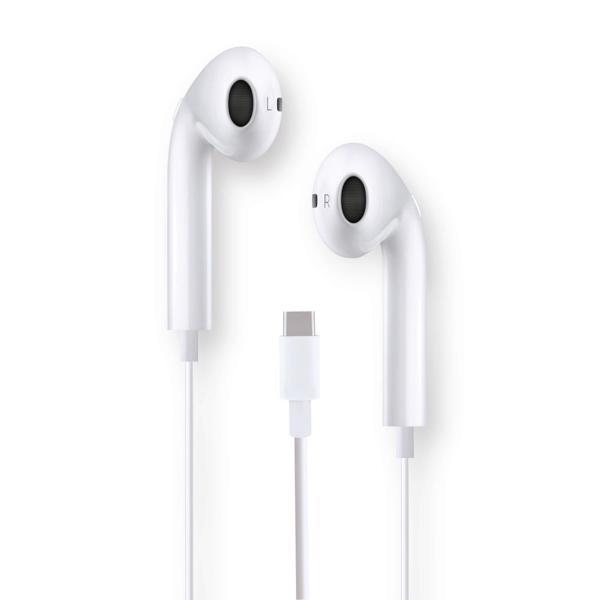 Polosmart FS92 Type-C Girişli Kablolu Kulak İçi Kulaklık Beyaz - Image 1