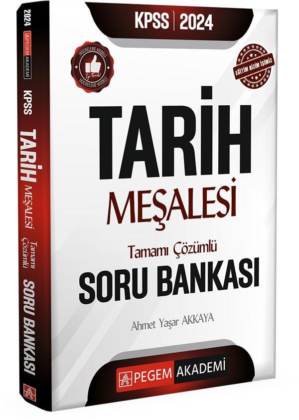 Pegem Akademi Yayıncılık 2024 KPSS Tarih Meşalesi Tamamı Çözümlü Soru Bankası - Pegem Akademi Yayıncılık - Image 1