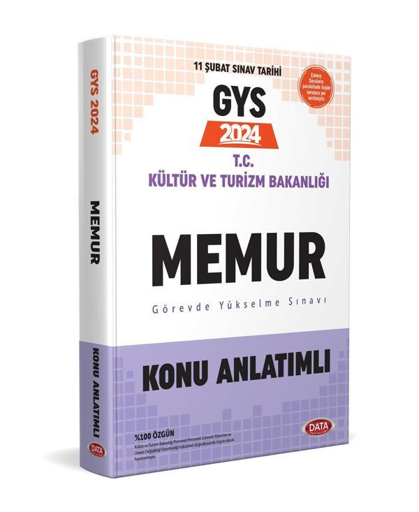 2024 GYS Kültür ve Turizm Bakanlığı Memur Konu Anlatımlı Hazırlık Kitabı Görevde Yükselme - Data Yayınları - Image 1